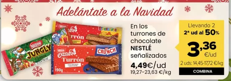 Nestlé - En Los Turrones De Chocolate Senalziados