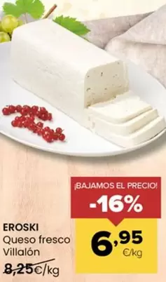 Eroski - Queso Fresco Villalon