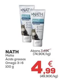 Nath - Malta Acidos Grasos Omega 3 Y 6