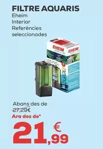 Eheim - Filtro Acuarios