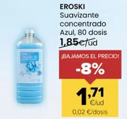 Eroski - Suavizante Concentrado Azul
