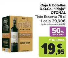 Otoñal - Caja 6 Botellas D.O.Ca. ''Rioja''