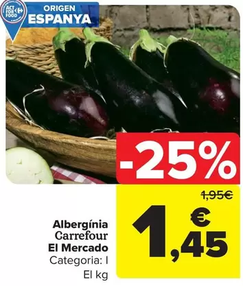 Carrefour El Mercado - Berenjena