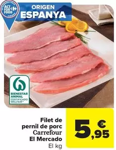 Carrefour El Mercado - Filete De Jamón De Cerdo
