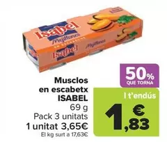 Isabel - Mejillones  En Escabeche