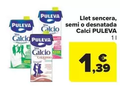 Puleva - Leche Entera Semi O Desnatada Calcio