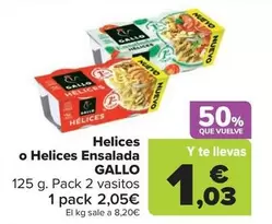 Gallo - Helices  O Helices Ensalada 