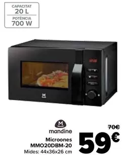 Mandine - Microondas MMO20DBM-20