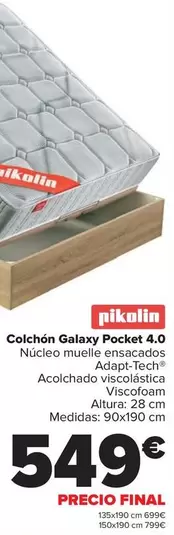 Pikolin - Colchón Galaxy Pocket 4.0