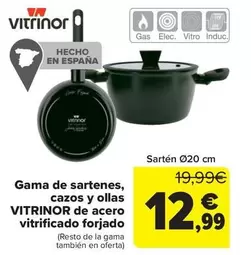 Vitrinor - Gama De Sartenes, Cazos Y Ollas De Acero Vitrificado Forjado
