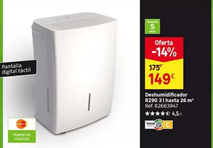 home - Deshumidificador R280 3 L