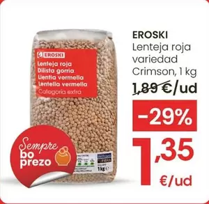 Eroski - Lenteja Roja