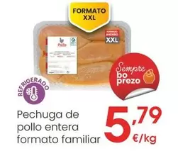 Pechuga De Pollo Entera Familiar