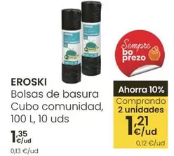 Eroski - Bolsas De Basura Cubo Comunidad