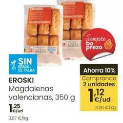 Eroski - Magdalenas Valencianas