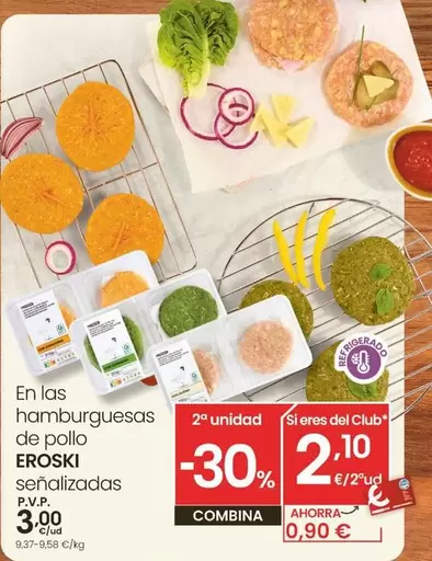 Eroski - En Las Hamburguesas De Pollo