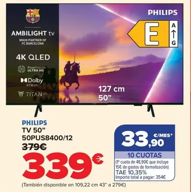 Philips - TV 50" 50PUS8400/12