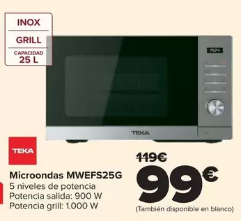 Teka - Microondas MWEFS25G