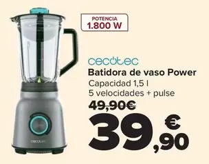 Cecotec - Batidora De Vaso Power