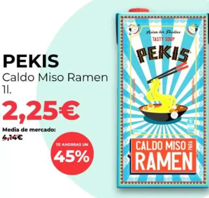 Pekis - Caldo Miso Ramen