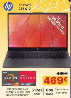 HP - Portatil 255 G10