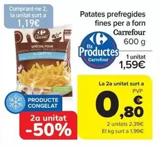 carrefour - Patates Prefregides Fines Per A Forn