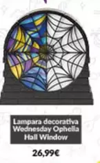 Lampara Decorativa Wednesday Ophelis Hall Window