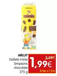 Arluy - Galleta Minis Simpsons Chocolate