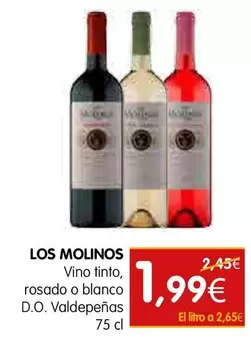 Los Molinos - Vino Tinto Rosado O Blanco D.O. Valdepenas