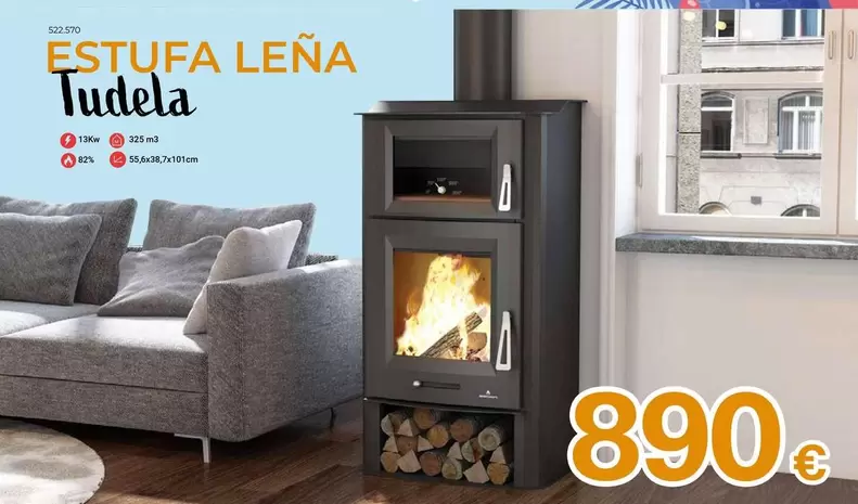Tudela - Estufa Leña