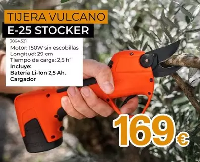 Tijera Vulcano E-25 Stocker