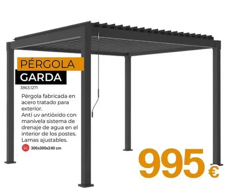 Ferrer - Pergola Fabricada En Acero Tratado Para Azucar Altavelación
