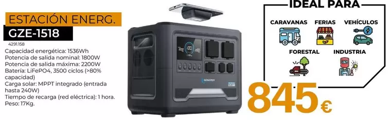 Genergy - Estacion Energ. - GZE-1518