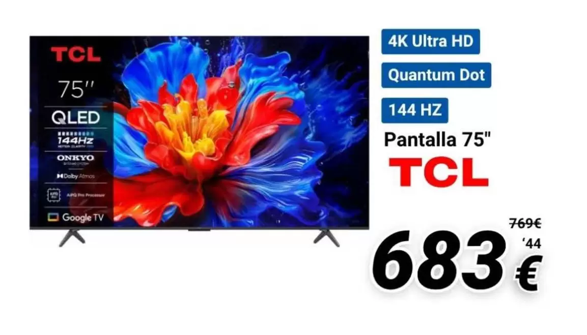 TCL - Pantalla 75"