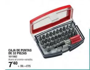 Caja De Puntas De 32 Piezas