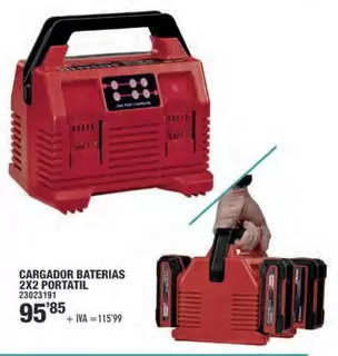 Cargador Baterias 2x2 Portatil 23023191