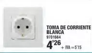 Toma De Corriente Blanca