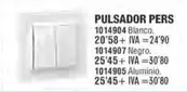 Blanco - Pulsador Pers