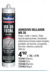 Quilosa - Adhesivo Sellador