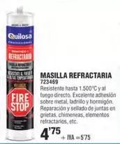 Quilosa - Masilla Refractaria