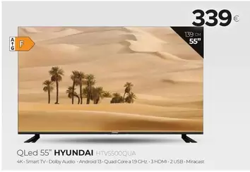 Hyundai - Qled 55" Htv5500qua