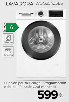 Samsung - Lavadora Wgg254z3es