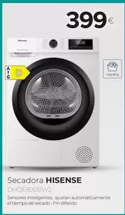 Hisense - Secadora Dhq800bv2