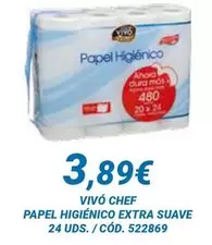 Vivó - Chef Papel Higienico Extra Suave