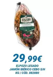 Elpozo - Jamon Iberico Cebo S/H
