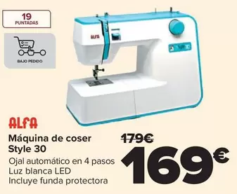 Alfa - Maquina De Coser Style 30