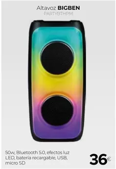Altavoz Bigben
