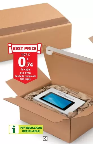 Raja - Caja Montaje Instantaneo Y Cierre Adhesivo