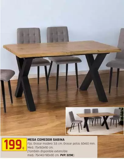 Mesa Comedor Sabina