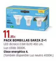 Garza - Pack Bombillas 2+1